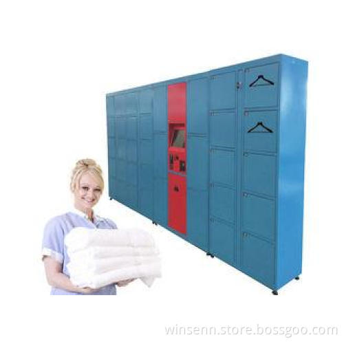 Intelligent Sending SMS Message Laundry Locker , Self-Servi